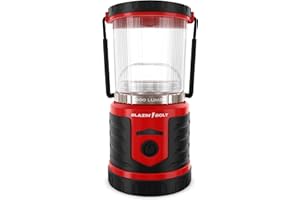 Blazin Bolt Rugged USB Rechargeable Lantern | 1000 Lumen | 350 Hours of Light | Giant 12000mAh Power Bank | 6 Modes | Camping, Emergency, Power Outage, Storm, Blizzard, Hurricane Survival