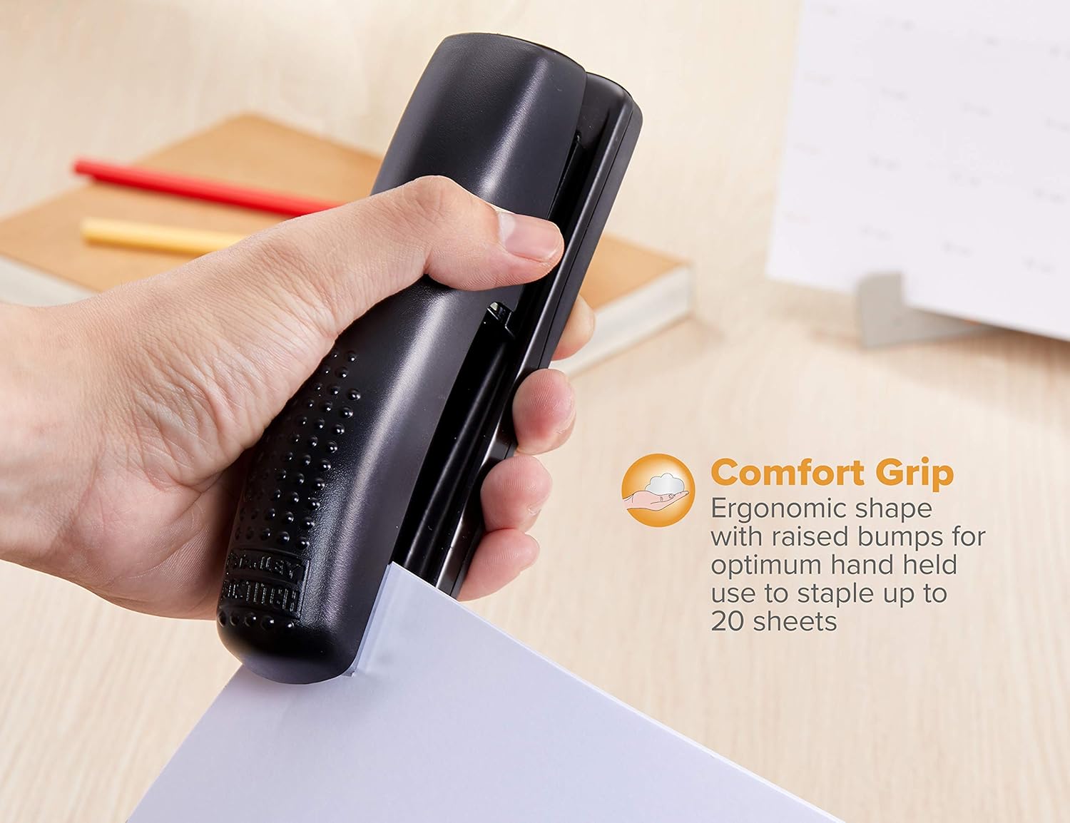 Bostitch Office Ergonomic 20 Sheet Desktop Stapler, 2-Pack : Office Products