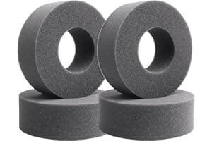 ALLINRC RC Tires Foams, Outer Diameter 4.33 inch / 110mm, Inner 2.0 inch/50mm, Width 1.5 inch /38mm for 1.9 Crawler Tires fit Rock Crawling Cars