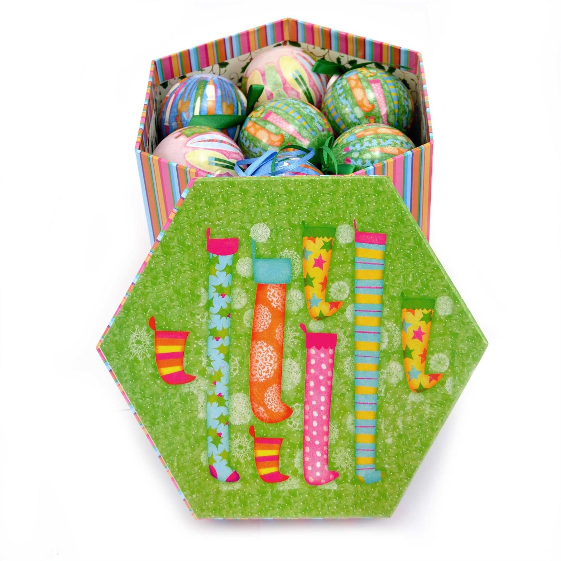 14 Modern Deluxe Shatterproof Christmas Baubles Decorations Xmas Tree Decor 7cm