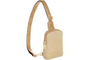 AOCINA INICAT Small Sling Bag Crossbody Vegan Leather Fanny Packs for Women Women Fashionable Chest Bag for Travel