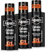 Alpecin Caffeine Shampoo C1 Black Edition 3 x 250 ml with new fragrance