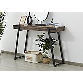 safdie & co. Narrow Console Table for Entryway. Versatile Sofa Table. Stylish and Functional Behind Couch Table. Accent Table