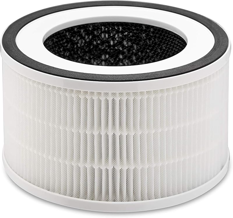 PF4500 Purificateur d'Air, Avec Système de Filtrage à 3 Couches: Préfiltre + Charbon Actif + HEPA. Neutralise 99,97% de la Poussière et des Bactéries, Jusqu'à 40 m², 3 Vitesses, Silencieux 30 dB