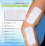 Med-Fit TENS Self-Adhesive Pads 16 Pads 4 Packs 5x10 cm Compatible with TENS view 5