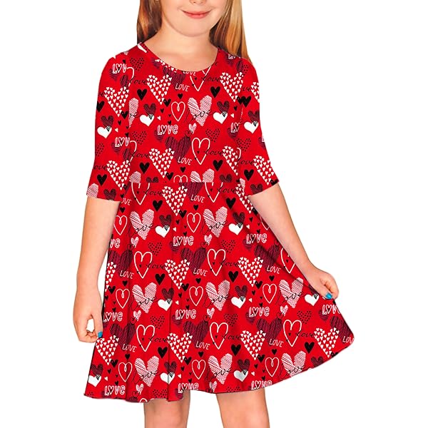 Girls Christmas Dress Kids Penguin Xmas Fashion Dress With Free Badge, Sizes 3-13, Black Girls Christmas Dress Kids Penguin Xmas Fashion Dress With Free Badge, Sizes 3-13, Black