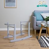 Clair de Lune Standard Moses Basket Rocking Stand Grey Pine Wood Adjustable view 2
