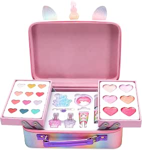 Martinelia - Maletín de maquillaje infantil con purpurina y unicornio,  colección Shimmer Paws : Amazon.es: Juguetes y juegos