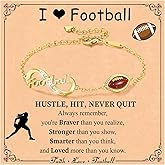 Miss Chipmunk Softball/Soccer/Basketball/Football/Volleyball Bracelet for Girls Women,Sport Infinity Bracelet Birthday Gifts for Teen Girls Players Coach Team