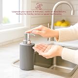 Novel Solutions Premium 4-Piece Bath Accessories Set Matt Grey Rubber-Coated view 4