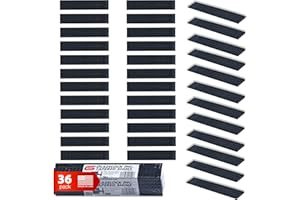 Glazelock Prescored Plastic Shims for Leveling (36 Pack) 7-3/8-Inch Length - Professional Quick-Snap Scored Wedges to Level Doors, Toilet Shims, Windows, Cabinets – Indoor Outdoor Use - Made in USA