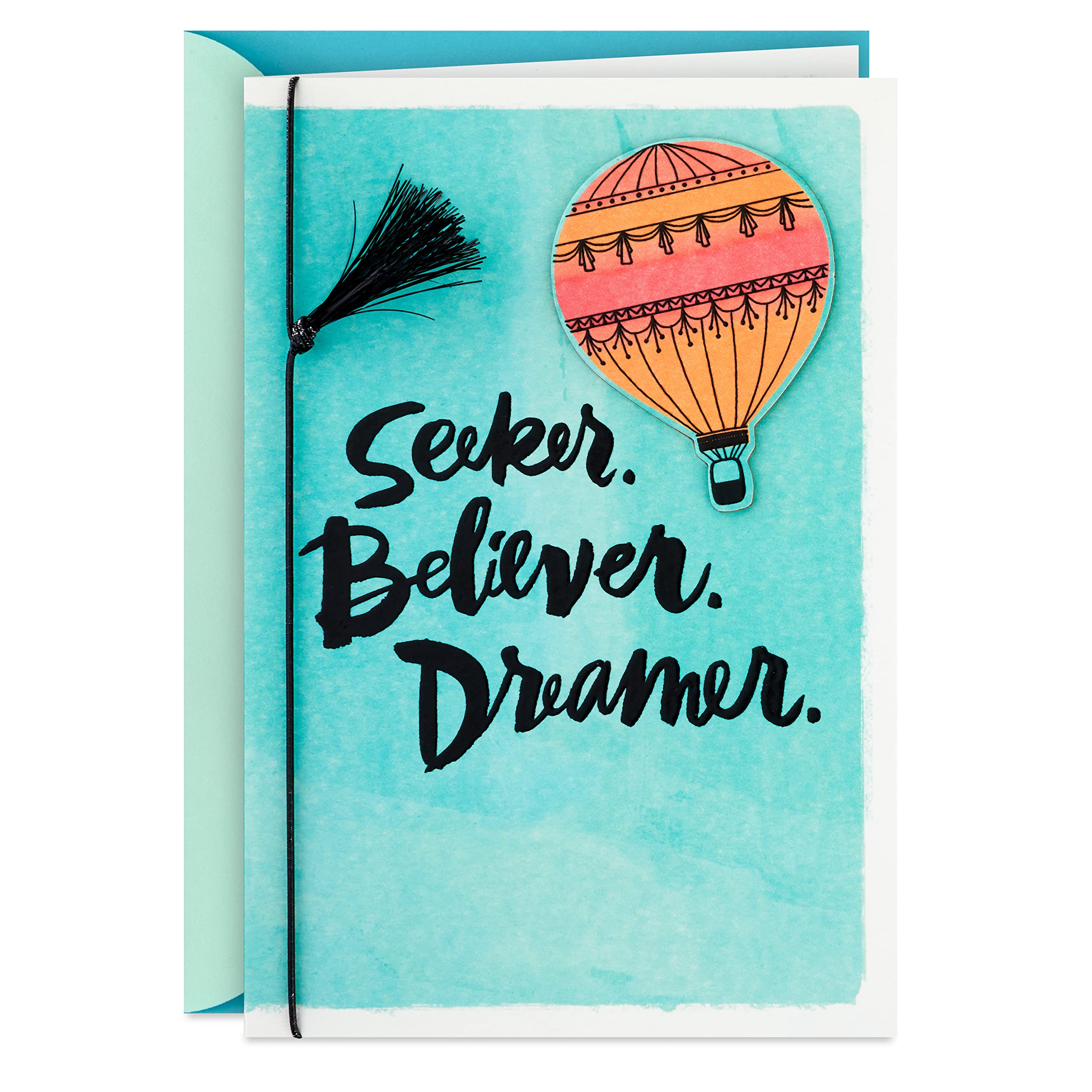 Hallmark College Graduation Card (Hot Air Balloon)