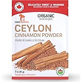 Organic Ceylon Cinnamon Powder 3oz (85g) – Your Cozy Morning Ritual, Sweet & Warming Aroma for Your Morning Coffee, Latte or 