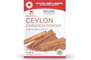 Organic Ceylon Cinnamon Powder 3oz (85g) – Your Cozy Morning Ritual, Sweet & Warming Aroma for Your Morning Coffee, Latte or 