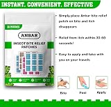 Anbar Bug Bite Itch Relief Patches 36 Count Deet-Free Mosquito Tick Patch view 2