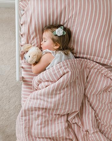 dusty rose crib bedding