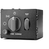 Headlight Switch Instrument Panel Dome15755595 15738843 D1534G SW2157 | For 1999-2002 Chevy Avalanche Silverado Suburban GMC Sierra Yukon 1500 2500 3500 Tahoe Escalade,Dimmer Override Light Switch