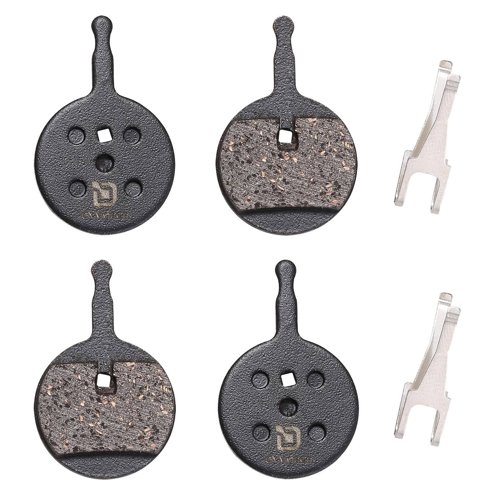 2 Sets Semi-Metallic Bicycle Disc Brake Pads for Avid BB5 Mechanical Disc Brake Dymoece BB5-S