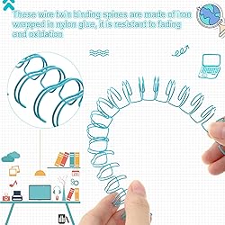 Chengu 20 Pcs Cinch Wire Binding Wire Twin Binding