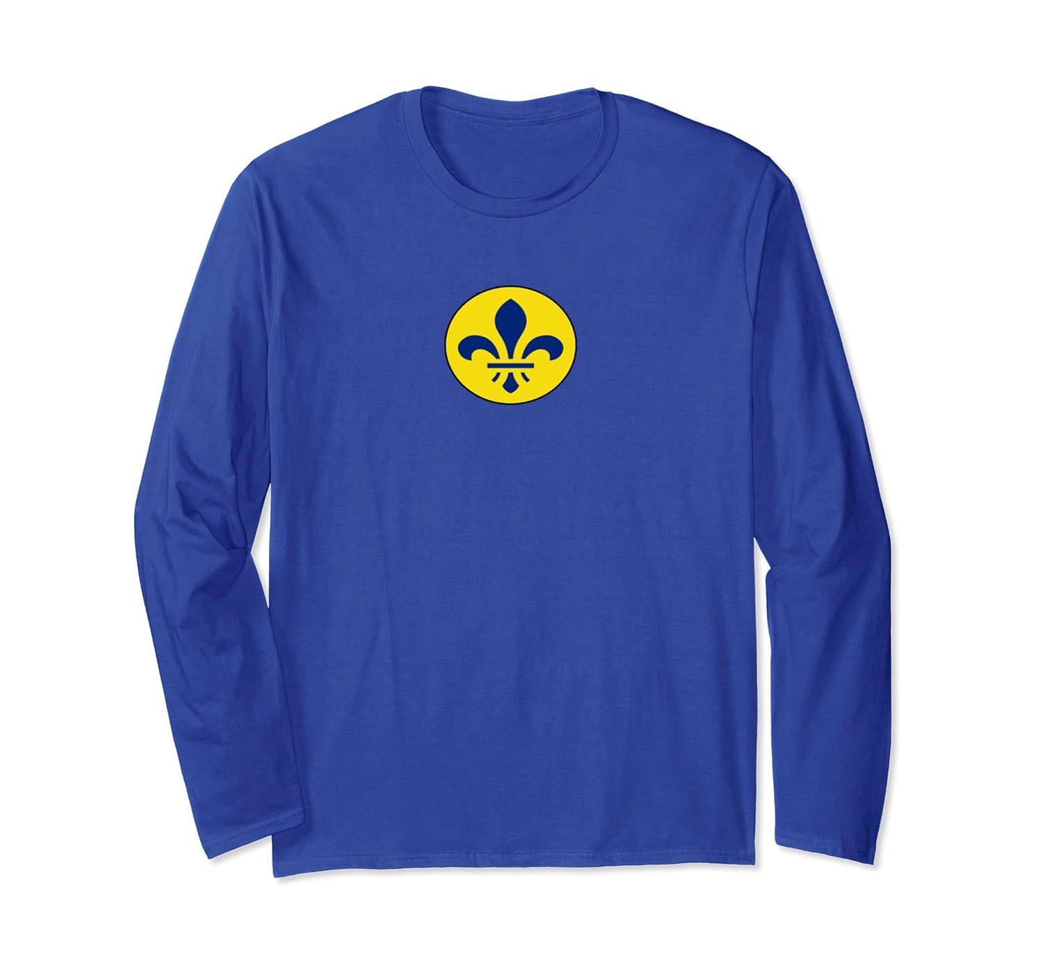 St. Louis (STL) Flag- Fleur de lis Long Sleeve T-Shirt- TPT