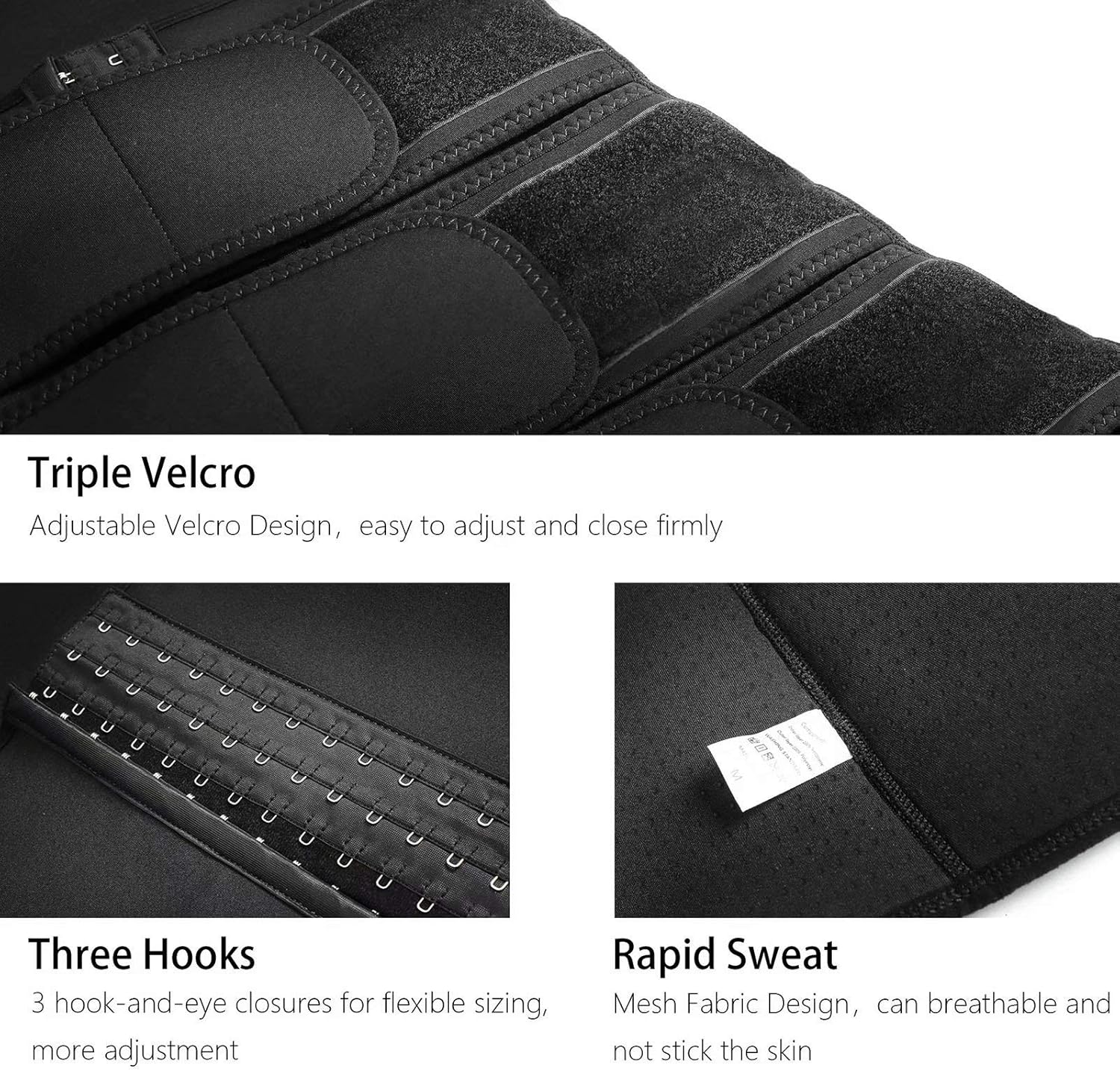 HOPLYNN Neoprene Sauna Sweat Waist Trainer Corset Trimmer Vest for Women Weight Loss, Waist Cincher Shaper Slimmer: Clothing