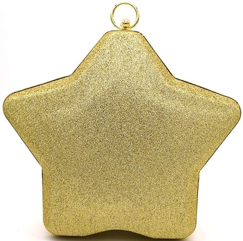 Tooba Handicraft Party Wear Beautiful Star Box Clutch Bag Purse For Bridal, Casual, Party, Wedding
