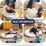 Niimo Nursing Pillow Oeko-TEX 100 Ergonomic Baby Support 100% Cotton view 4