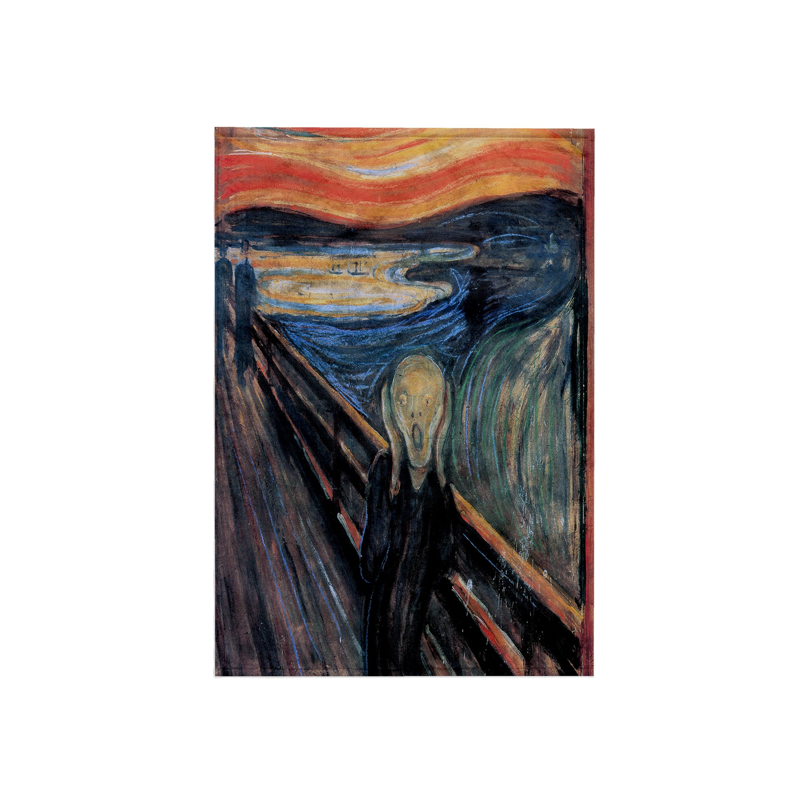 3dRose The Scream by Edvard Munch Towel, cotton, terrycloth, polyester, Microfiber, White, 15 x 22-Inch