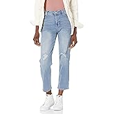 WallFlower Womens Fearless Curvy Straight Denim Super High-Rise Insta Vintage Juniors Jeans