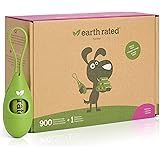 Earth Rated Dog Poop Bag Dispenser - Patented New Waste Bag Holder For Leash - Durable Waterproof Strap & Strong Locking Mech