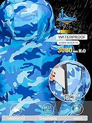 TACVASEN Women's Ski Jacket Waterproof Winter Coat