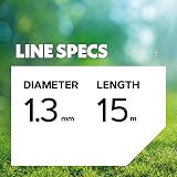 Oregon Star Shaped 1.6mm Strimmer Line 15m Aluminium Particles view 2