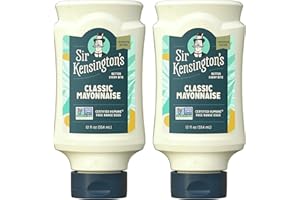 Sir Kensington's Mayonnaise Pack of 2 Classic Mayo Gluten Free Non- GMO Project Verified Shelf-Stable 12 oz