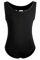 DANSHOW Tank Dance Leotards for Girls,Back M