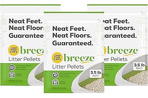 Pack of 3 - Tidy Cats Breeze Cat Litter Pellets - 3.5 lb