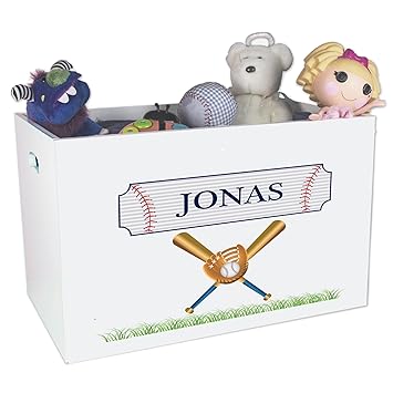 baseball toy chest
