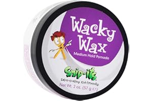 Snip-its Wacky Kids Hair Wax 2oz | Great Baby Hair Gel Alternative with All Day, Medium Strong Hold – Fresh Tropical Fragrance – All Natural Hair Wax Product Made in USA | Salon Quality. Kid Friendly.