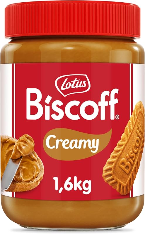 Lotus Biscoff Crema para Untar | Cremoso | Tarro PET | 1,6 kg