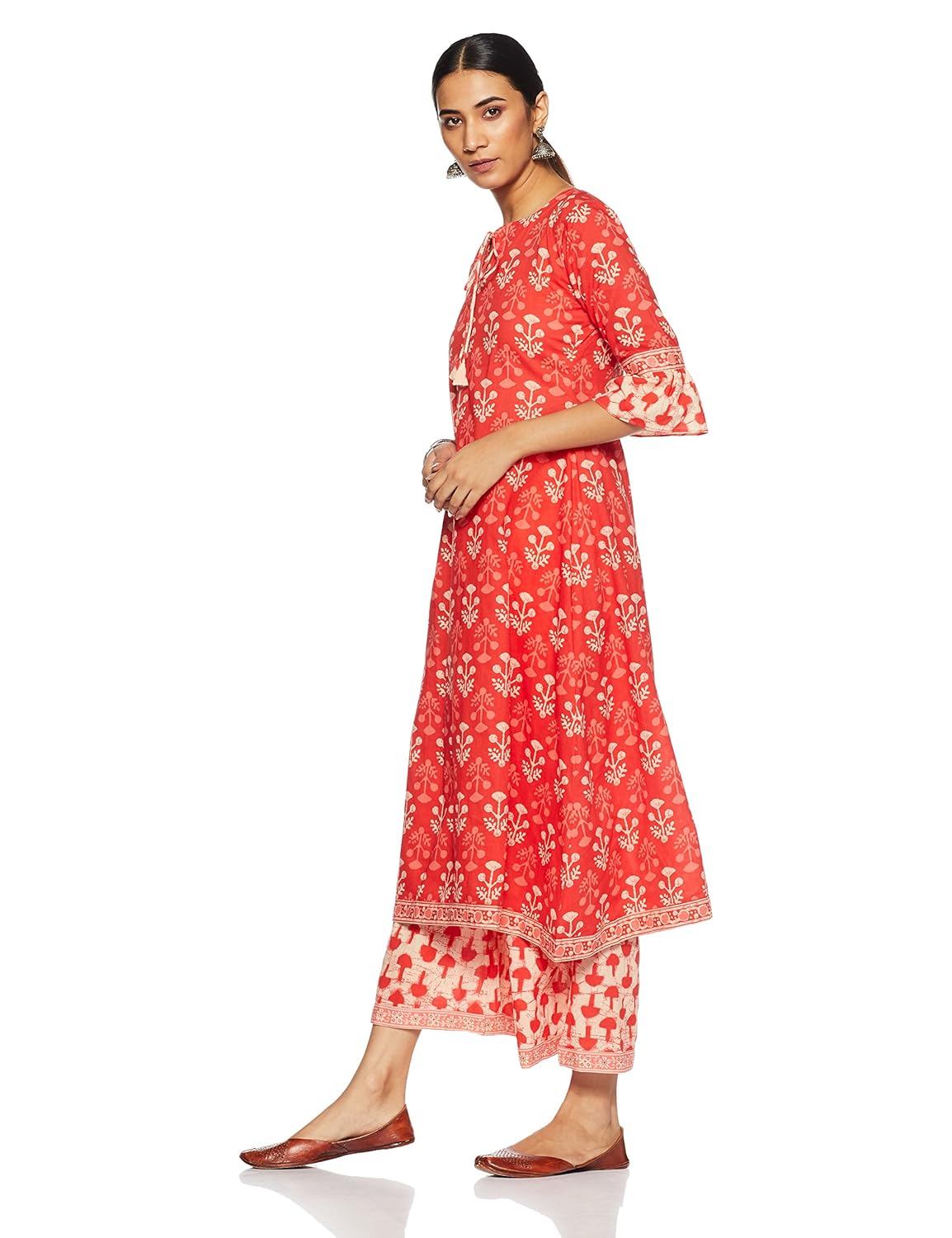gerua women's a line salwar suit