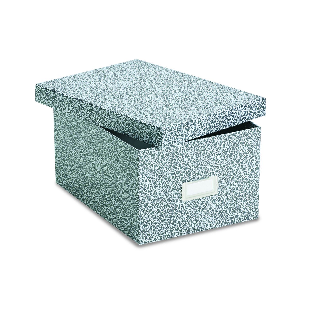 Oxford Reinforced Board 5" x 8" Index Card Storage Box with LiftOff