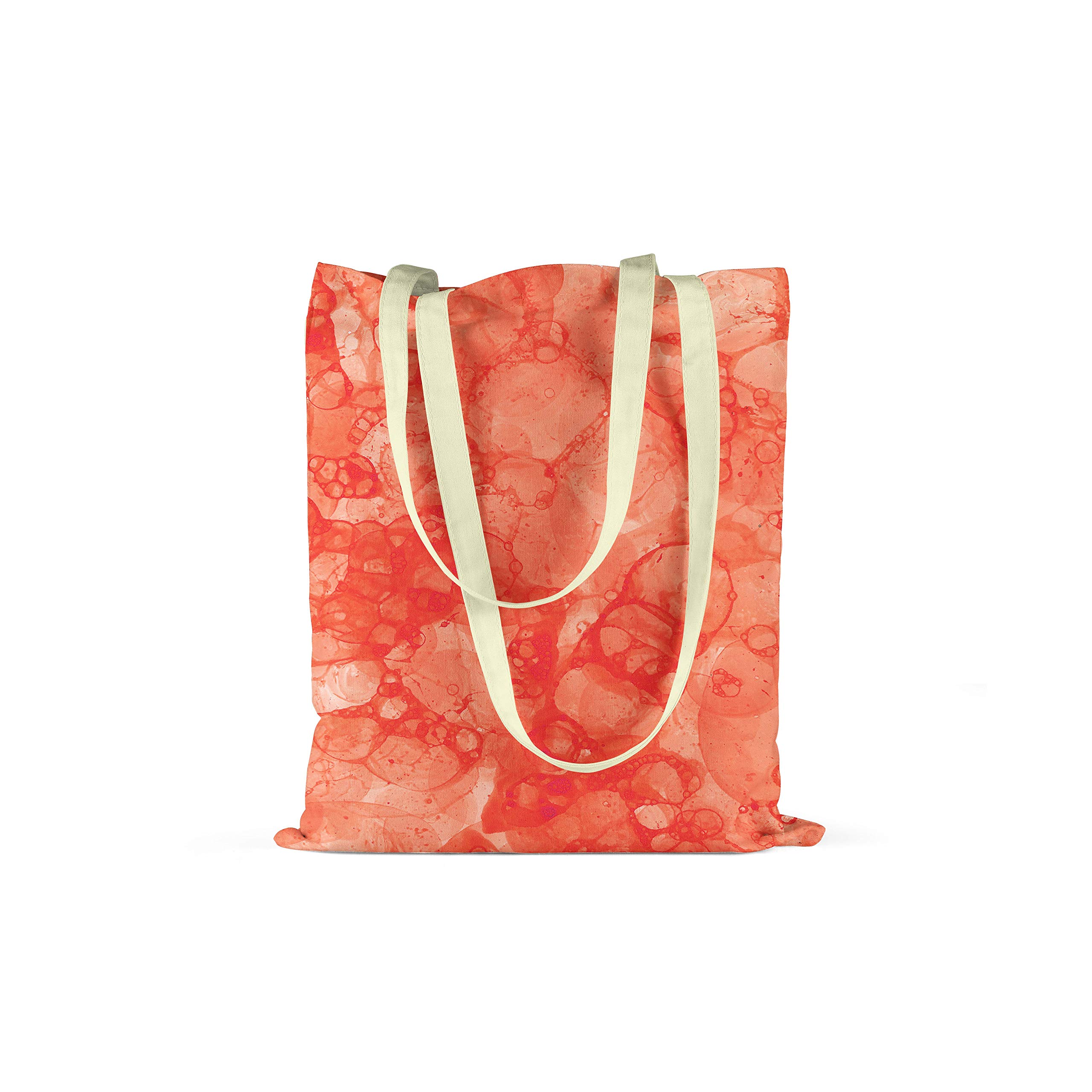 Bonamaison Printed Tote Bag, Reusable Grocery Bag, Shopping Bag, Machine Washable, Foldable, Canvas Cloth Bag with Handles, Size: 34x40 Cm