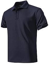KAOKLRNI Men's Quick-Dry Active Polo Shirts Short