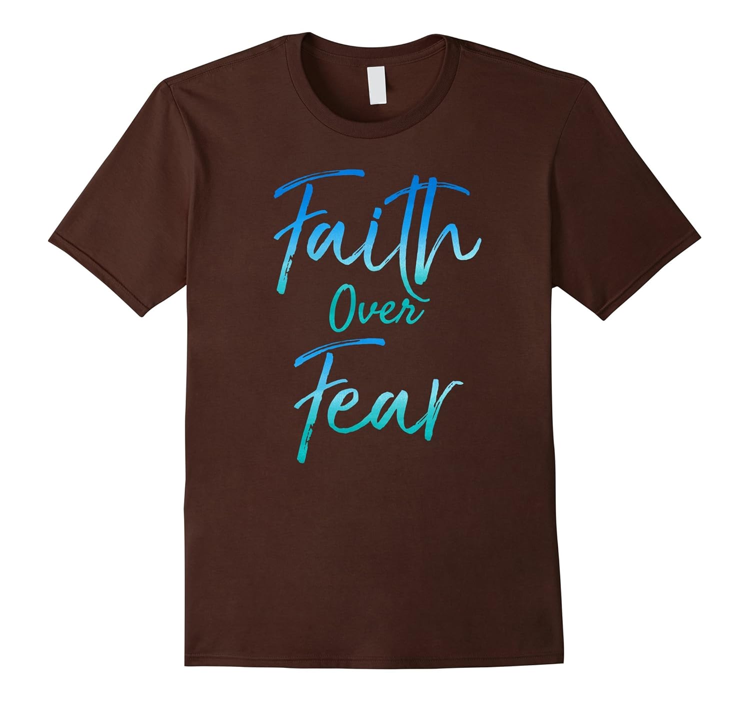 Faith Over Fear Shirt Vintage Inspirational Bold Christian-anz