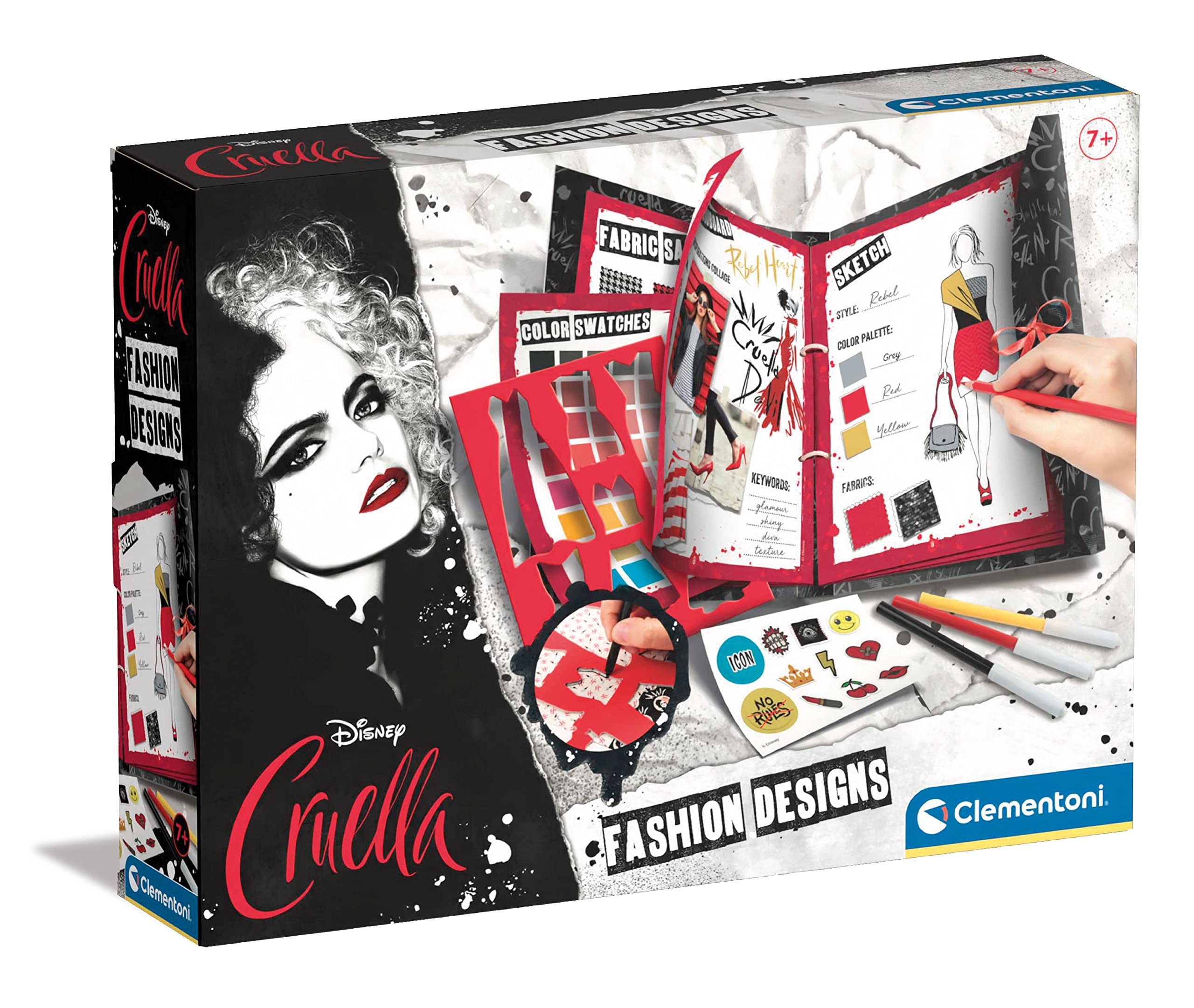 Clementoni - Look Book - Cruella- 7 Years (18672)