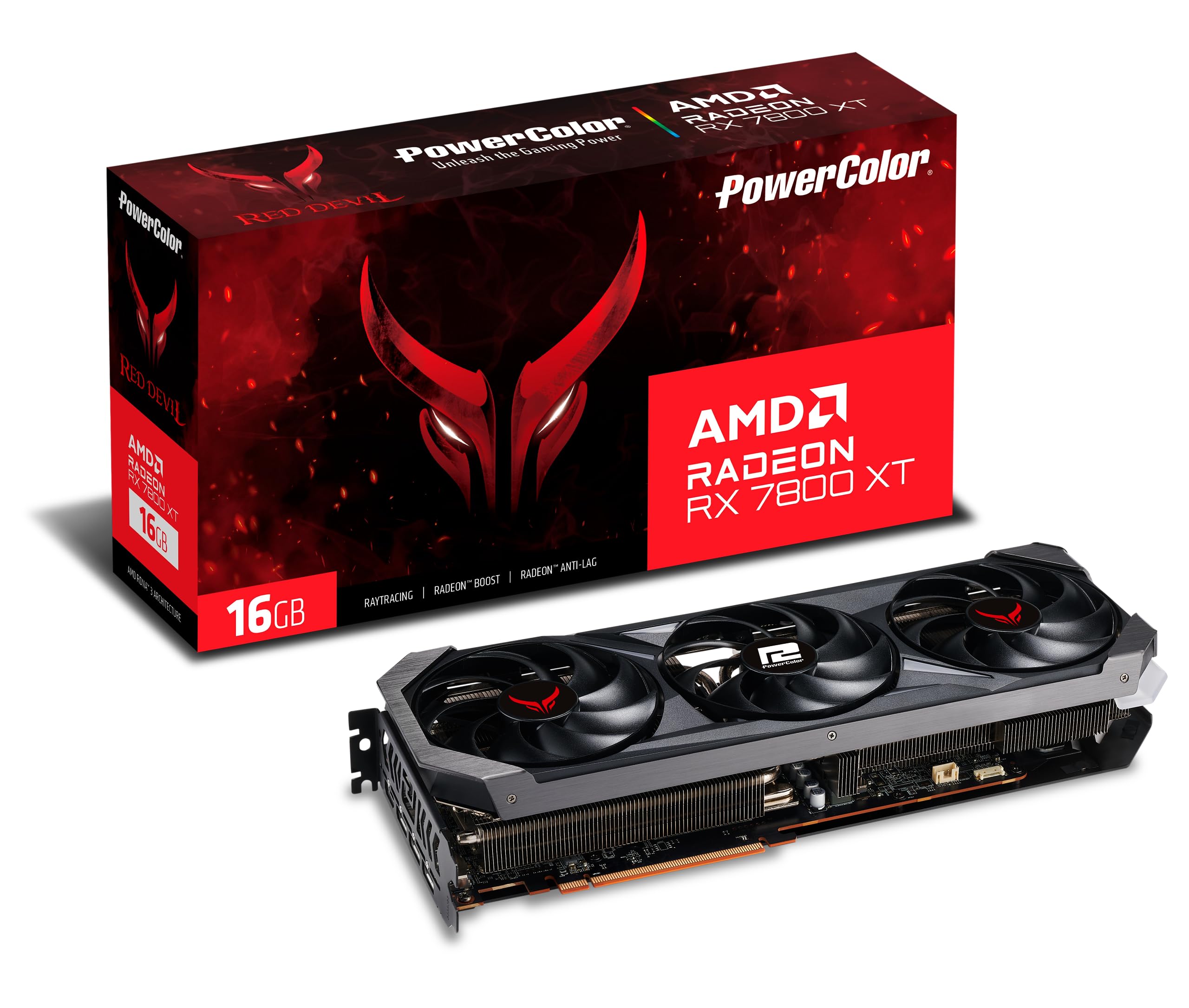 PowerColor Red Devil amd Radeon RX 7800 XT 16GB GDDR6 Tarjeta gráfica