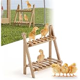 Wintcomfort Chicken Perch, Strong Wood Chick Jungle Gym, Chickens Roosting Bar, Chicks Toys for Coop and Brooder, Chickens Coop Accessories for Chicken, Baby Chicks, Hens, Rooster, Birds