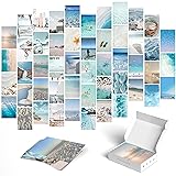 Y2K BOO Beach Blue Aesthetic Wall Collage Kit - 50