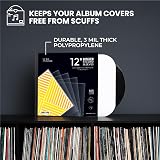BIG FUDGE 50 Outer Clear Vinyl Record Sleeves 12 inch 3 mil Polypropylene view 3