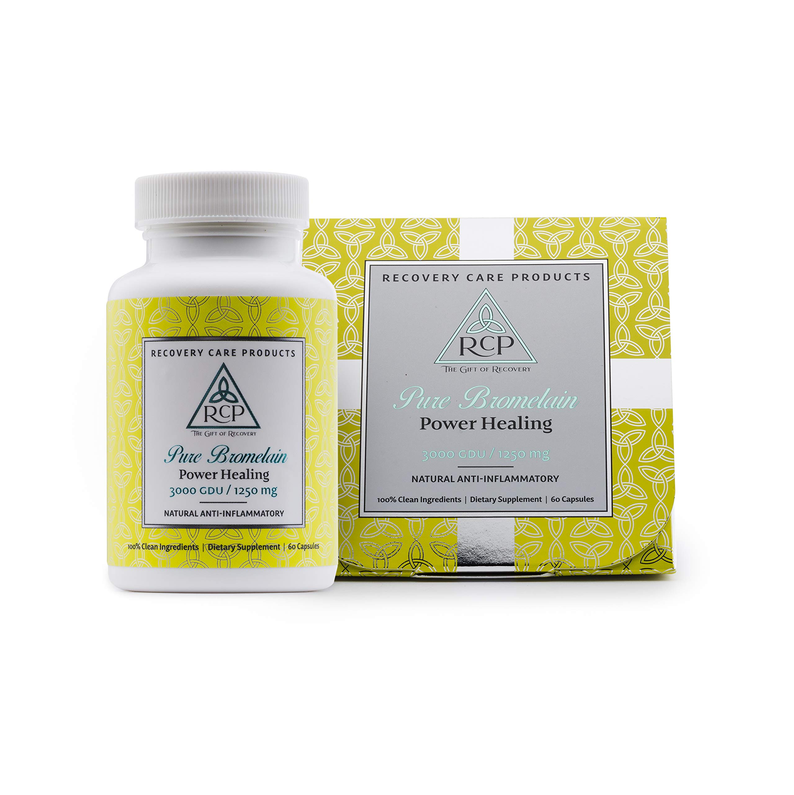 Buy RCP Pure Bromelain 3000 GDU Highest Potency Available Reduces