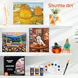 Shuttle Art Acrylic Paint Set 25 Vintage Colors 60ml Premium Bulk view 7